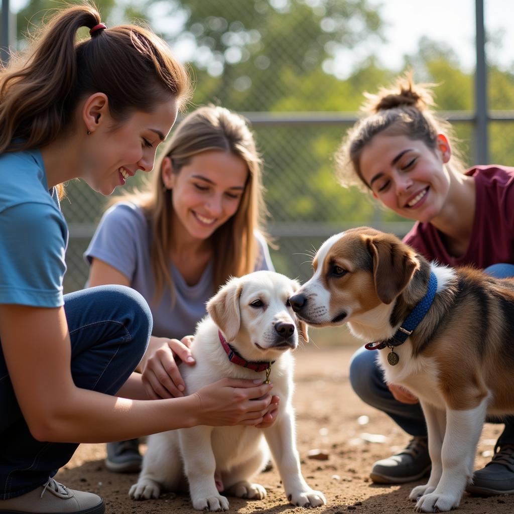 Volunteering at the Killeen Humane Society