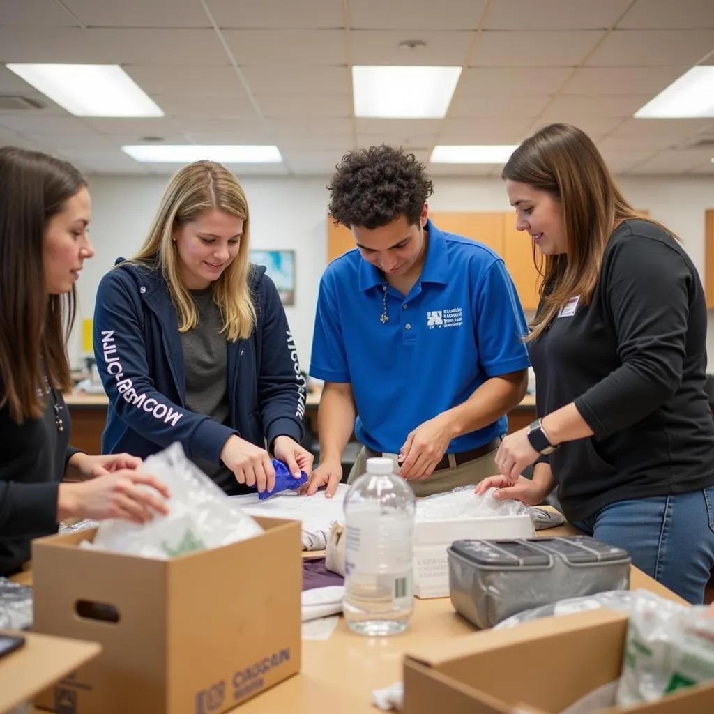 Volunteers at the Calgary Drop-In Centre