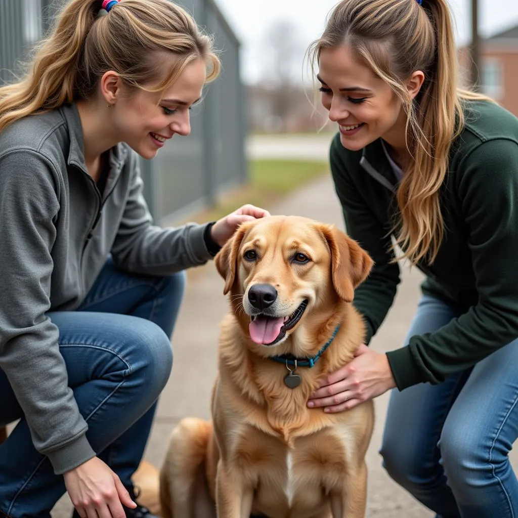 Volunteering at the Grand Island Humane Society