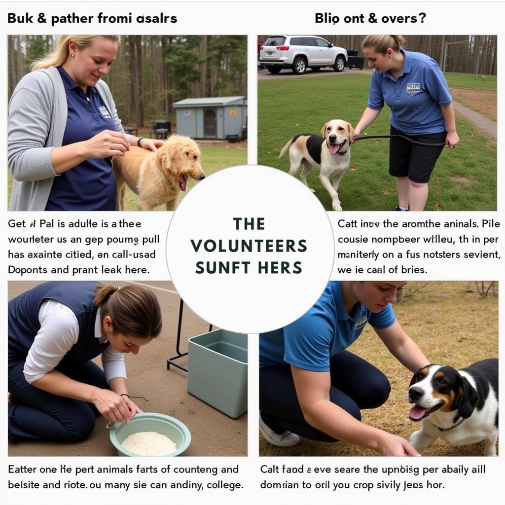 Volunteers providing care at Pike County Humane Society