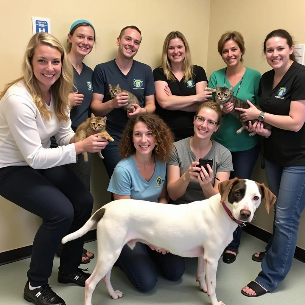 Volunteers at Humane Society Seminole County