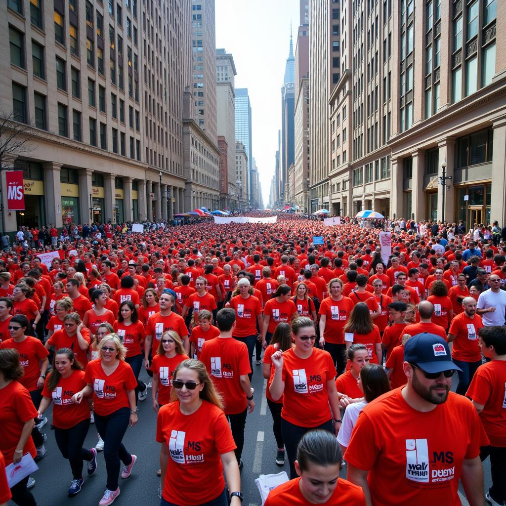 Walk MS: A Sea of Support in NYC 