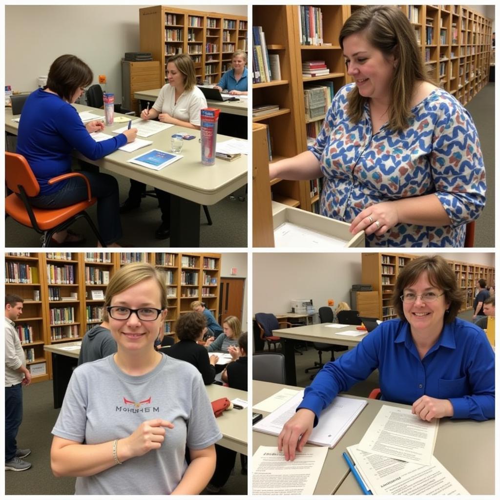 Volunteers at the Warren County Ohio Historical Society