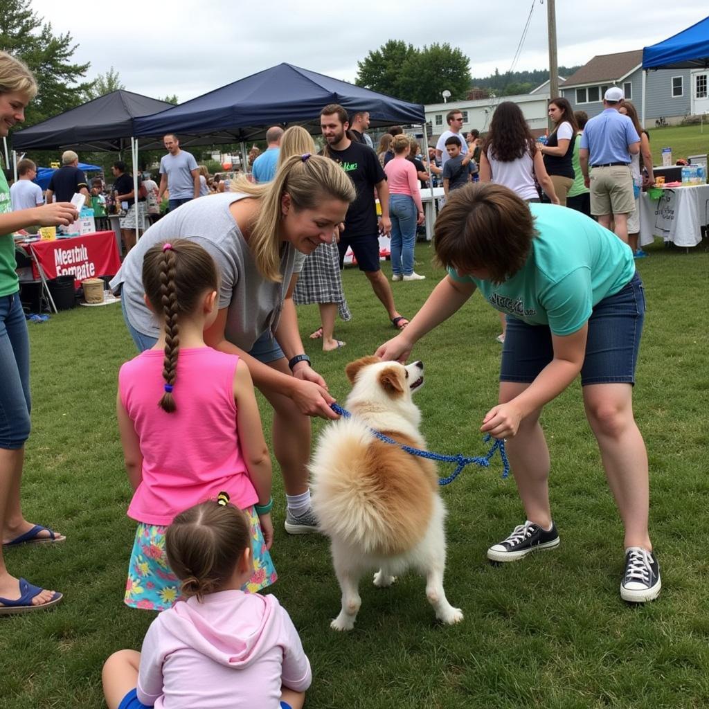 Waterville Human Society community outreach event