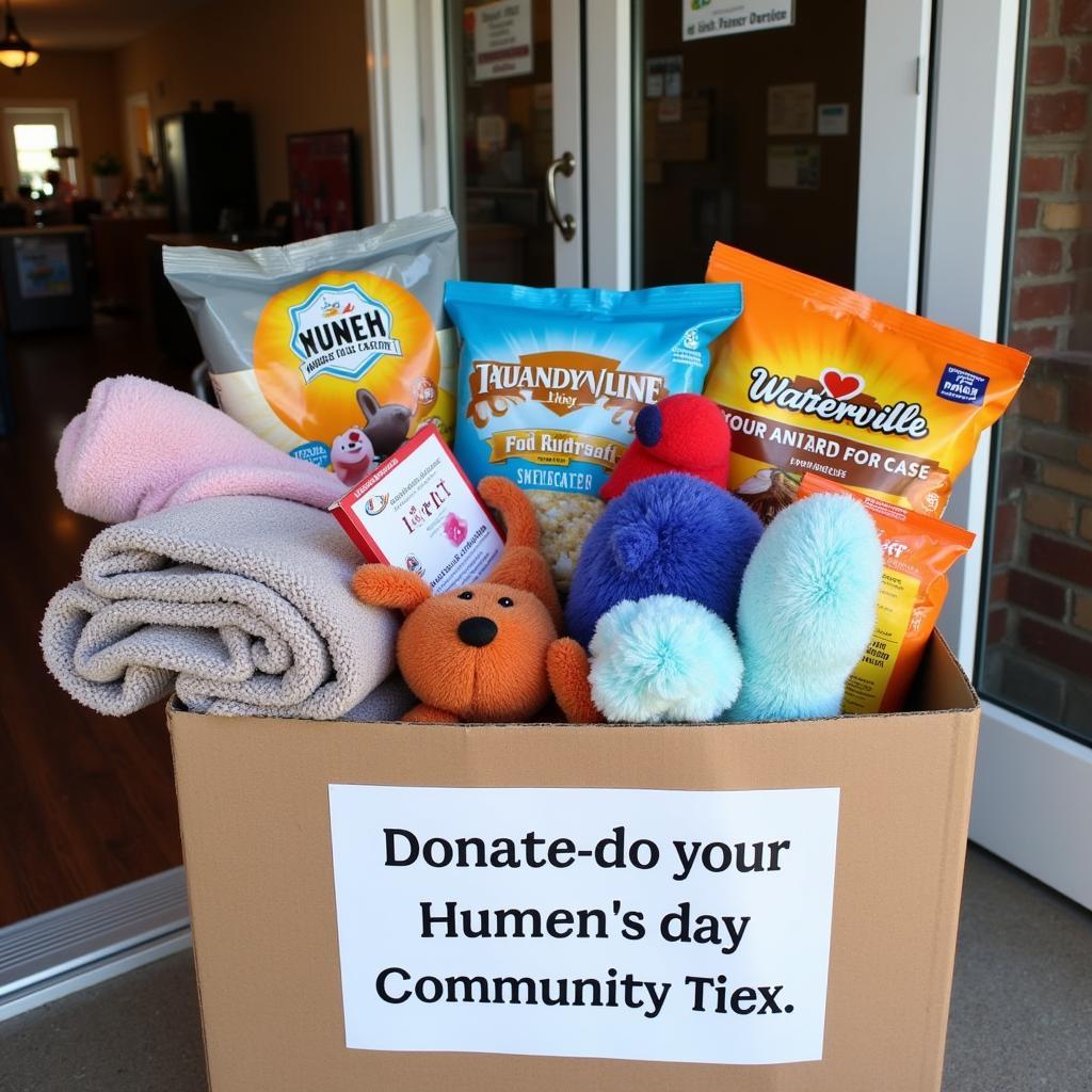 Donations at Waterville Humane Society