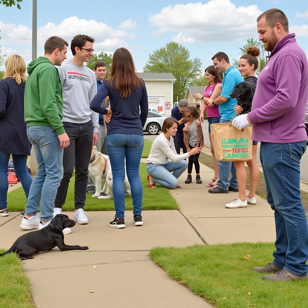 Community event at Waukesha Human Society