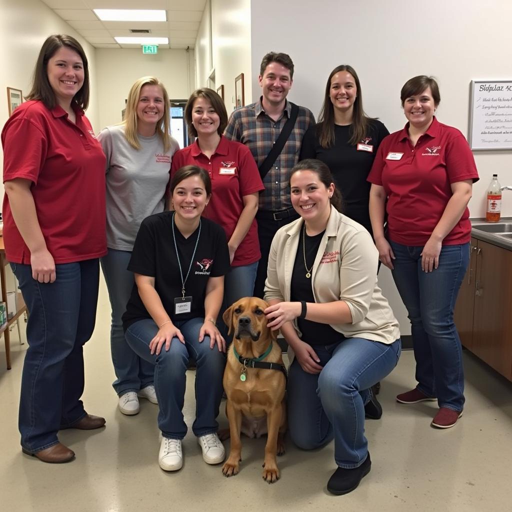 Volunteers at the West Point MS Humane Society