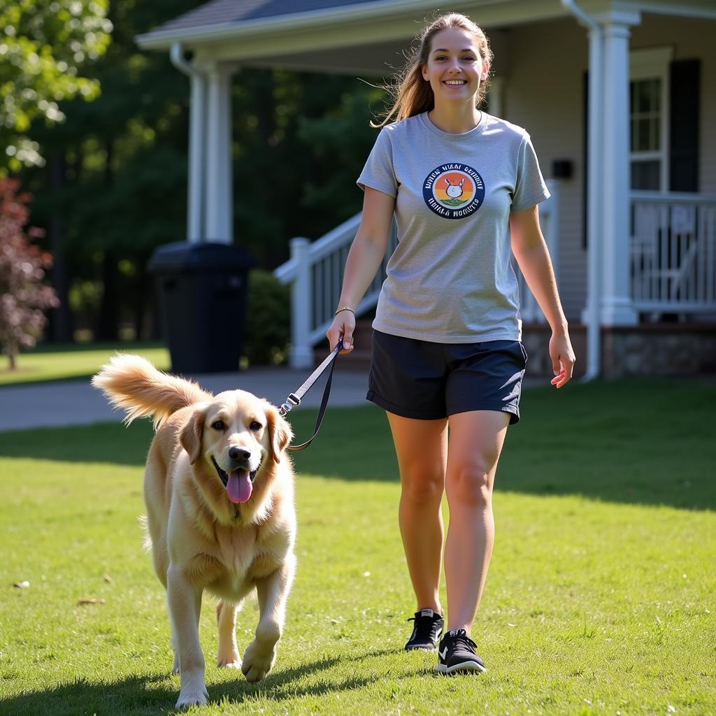 Dog Walking Volunteer at Windham County Humane Society