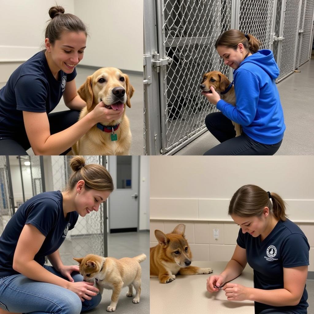 Volunteers at Wisconsin Humane Society Kenosha