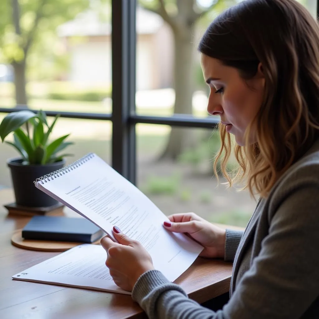 A woman, deeply engrossed in her laptop, diligently fills out an online application for an Alzheimer's Society job.