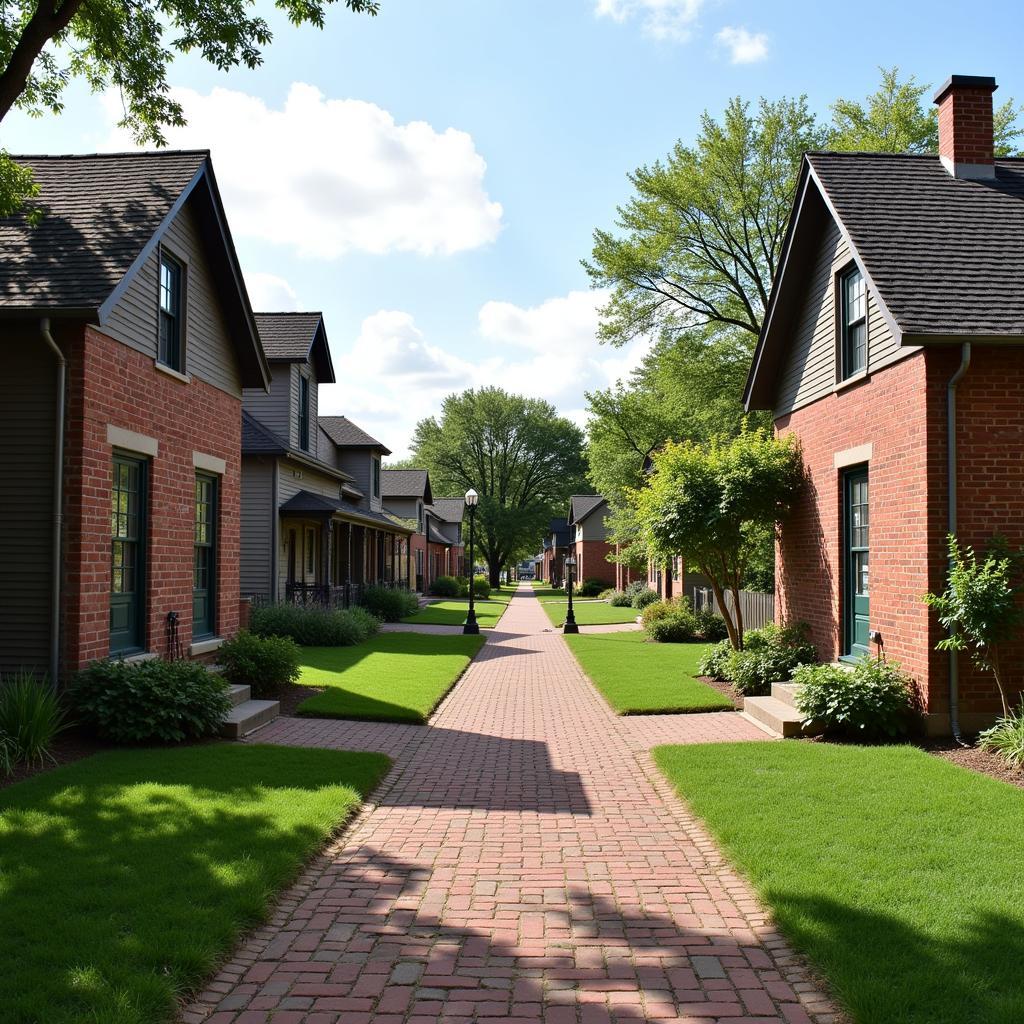 Amana Colonies Historical Village Scene