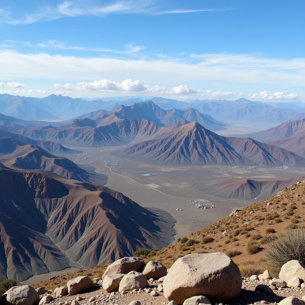 Andes Mountains Flight 571 crash site landscape