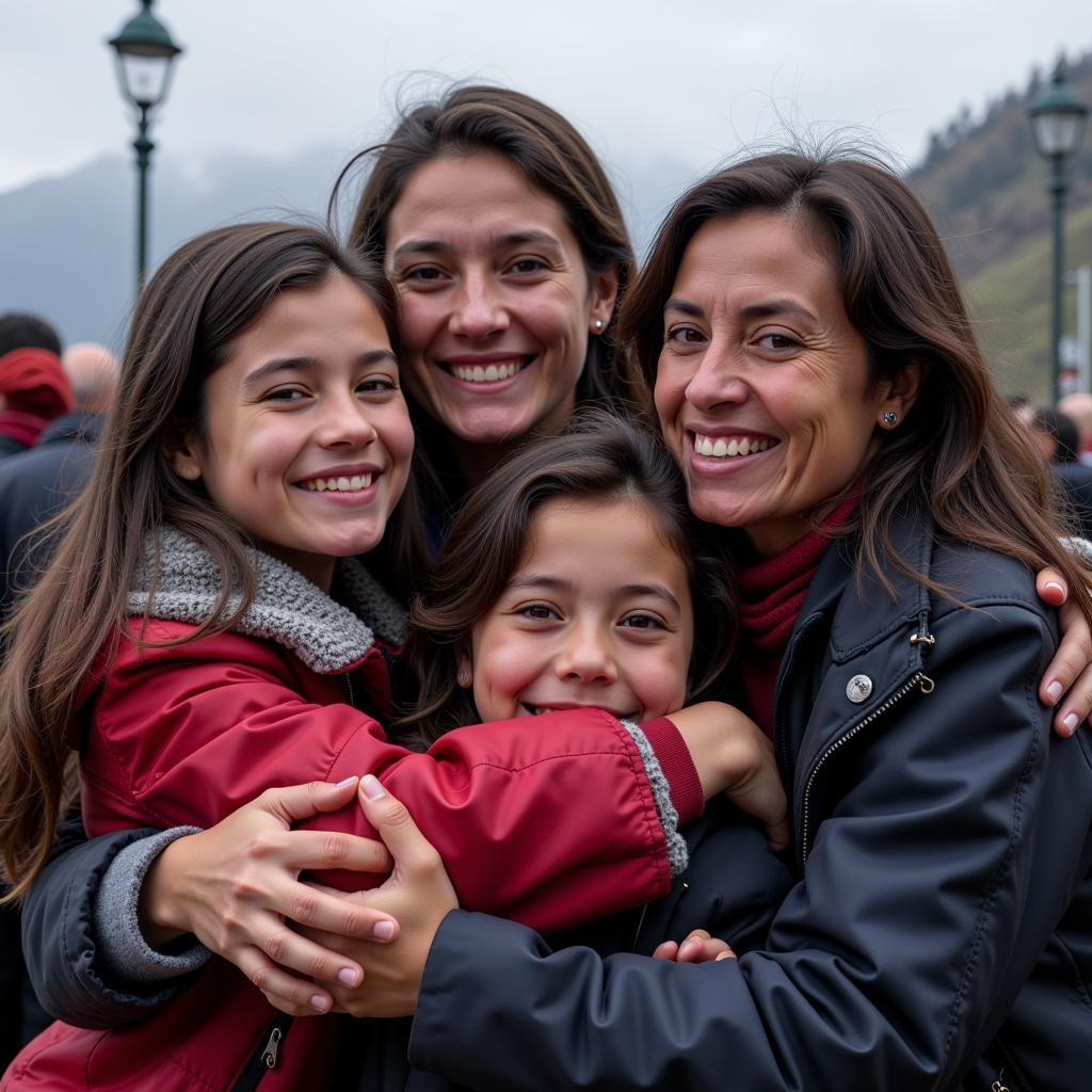 Emotional reunion of the Andes survivors with their families after the rescue