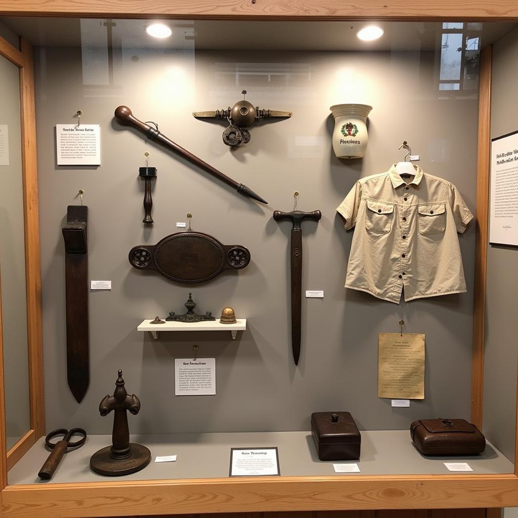 Androscoggin Historical Society Exhibit Artifacts