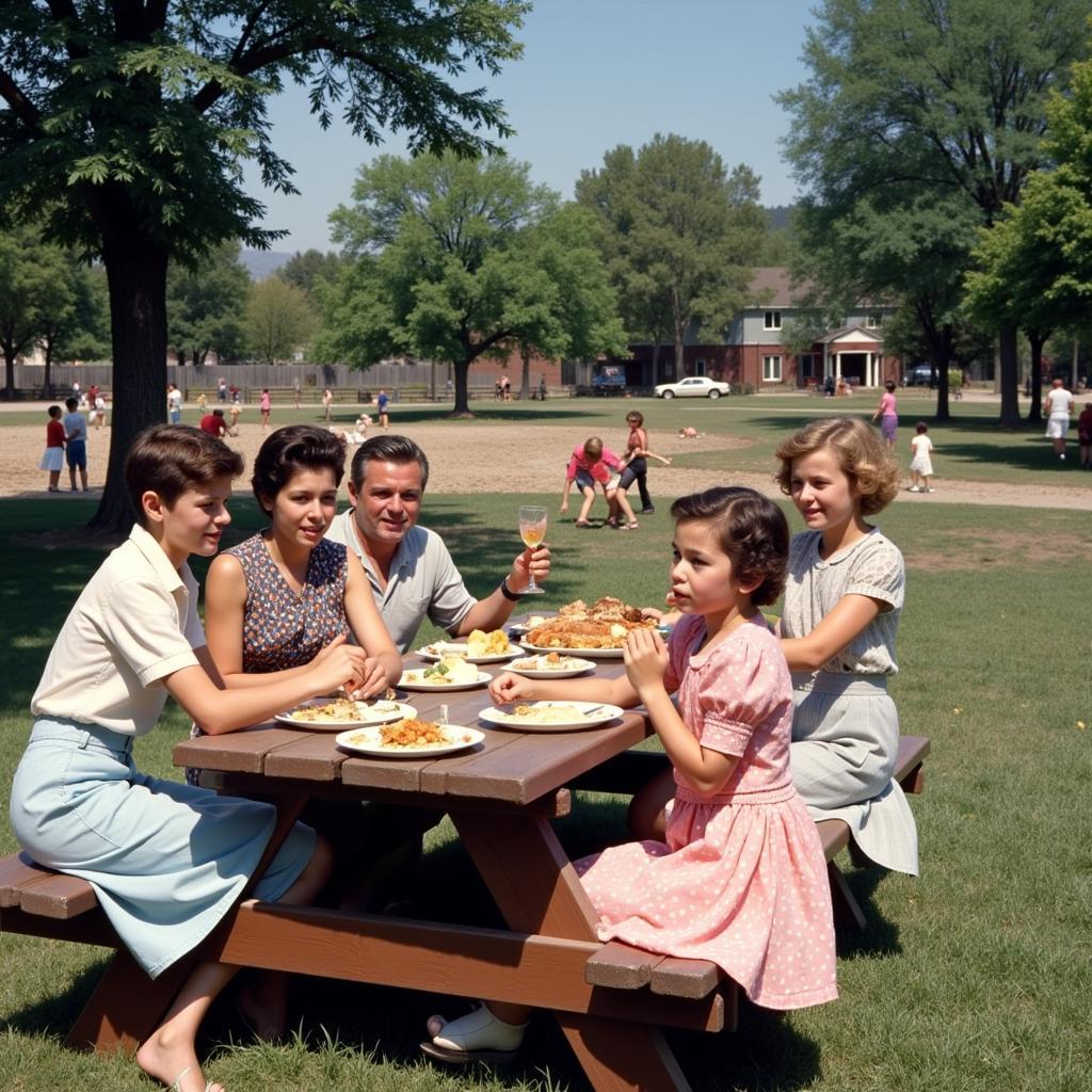 Antioch Community Picnic in the 1950s