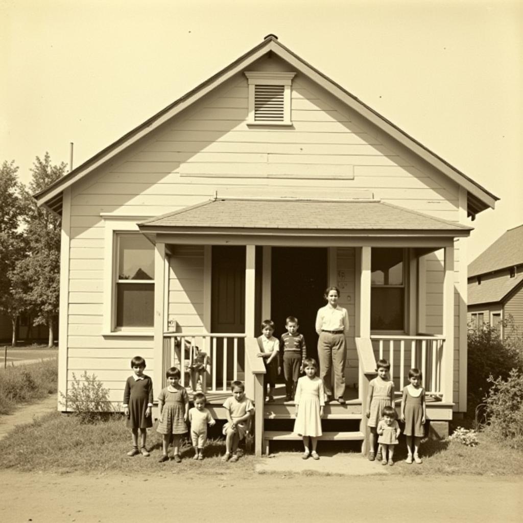 Antioch One-Room Schoolhouse in the 1890s