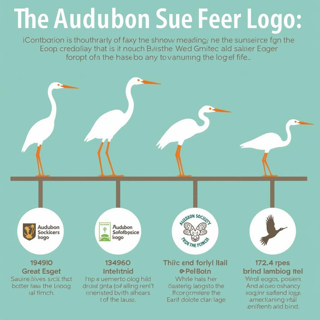 Evolution of the Audubon Society Logo and Conservation Efforts