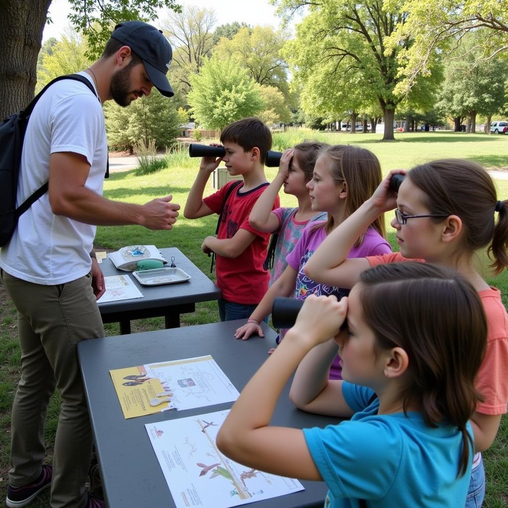 Children Learning about Birds with Audubon Society Sacramento