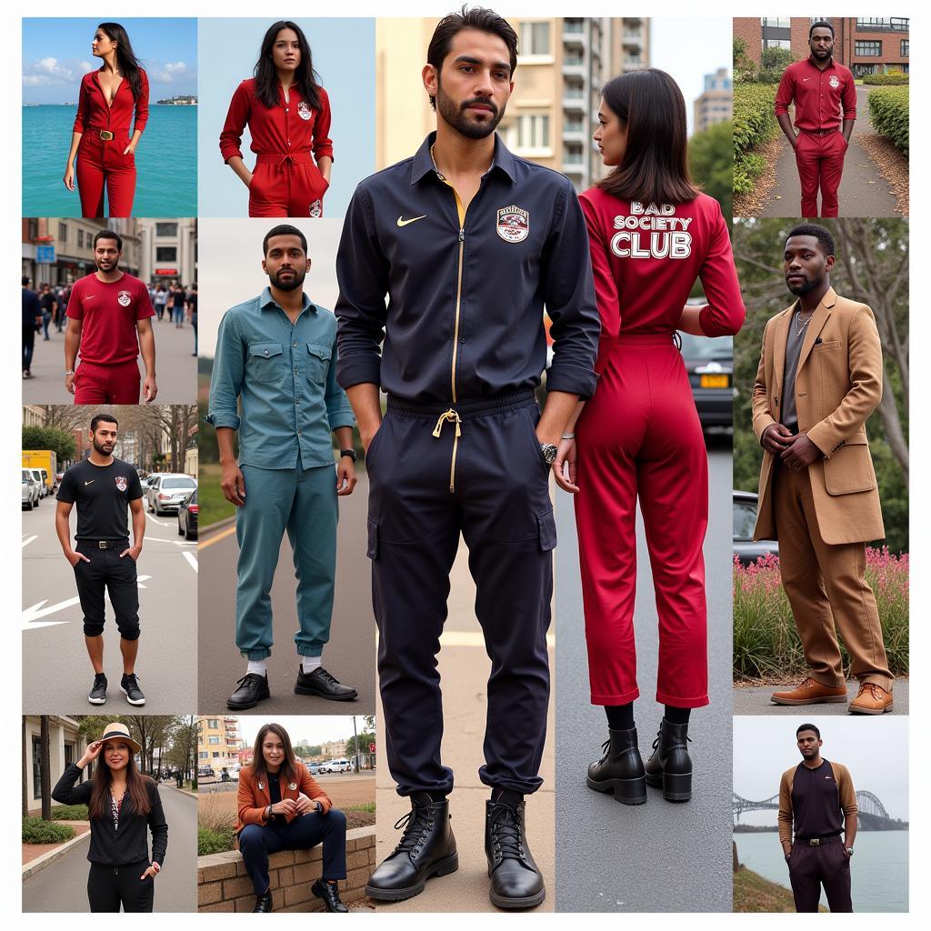 Global Community Connected by Shared Appreciation of Bad Society Club Jumpsuit