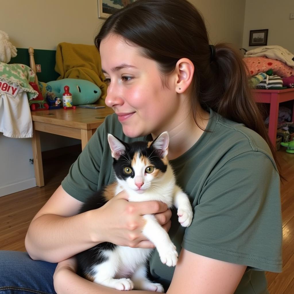 Cat adoption at Baypath Humane Society