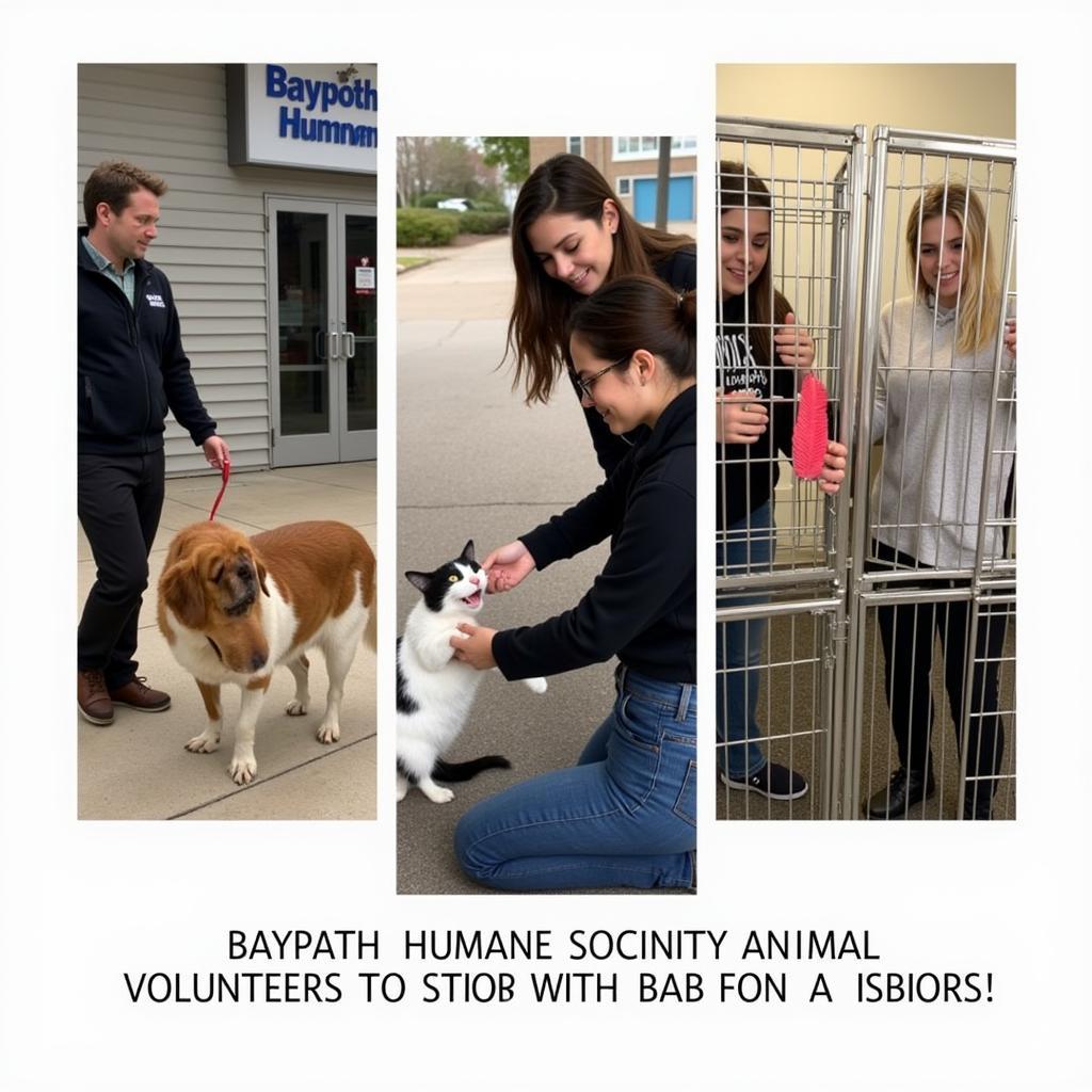 Volunteers at Baypath Humane Society