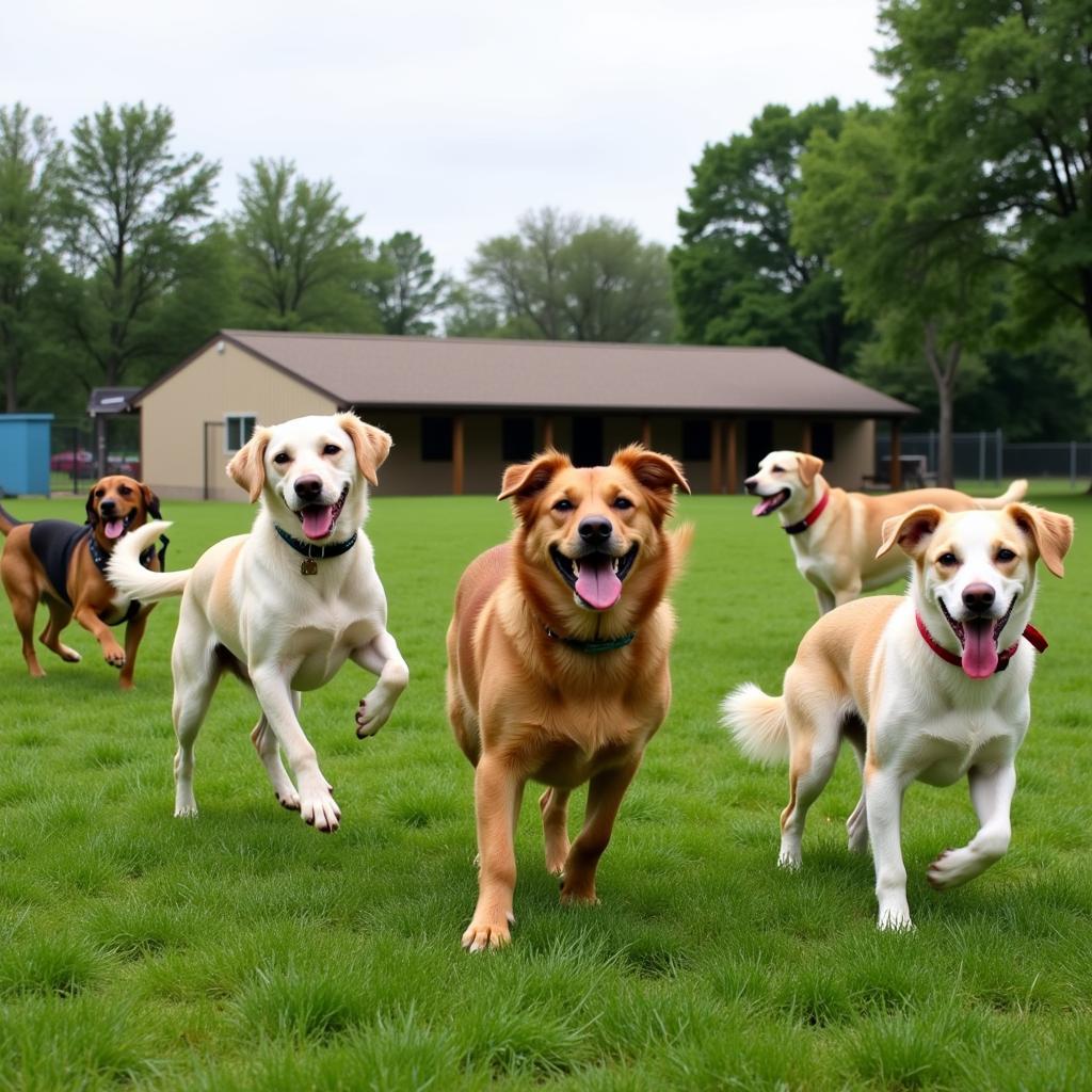 Belleville Area Humane Society Dog Playtime Photo