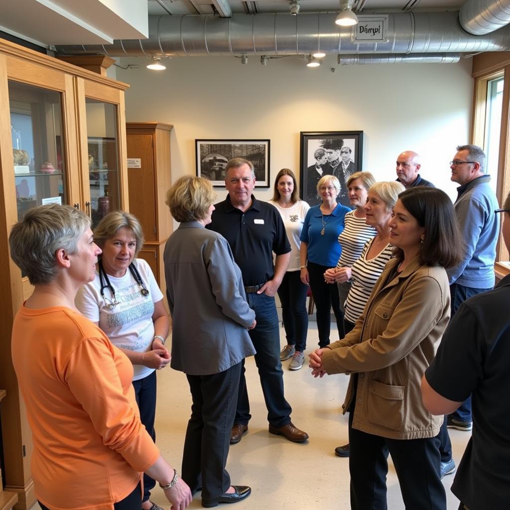 Beltrami Historical Society Community Engagement: Community members gathering at a Beltrami Historical Society event.