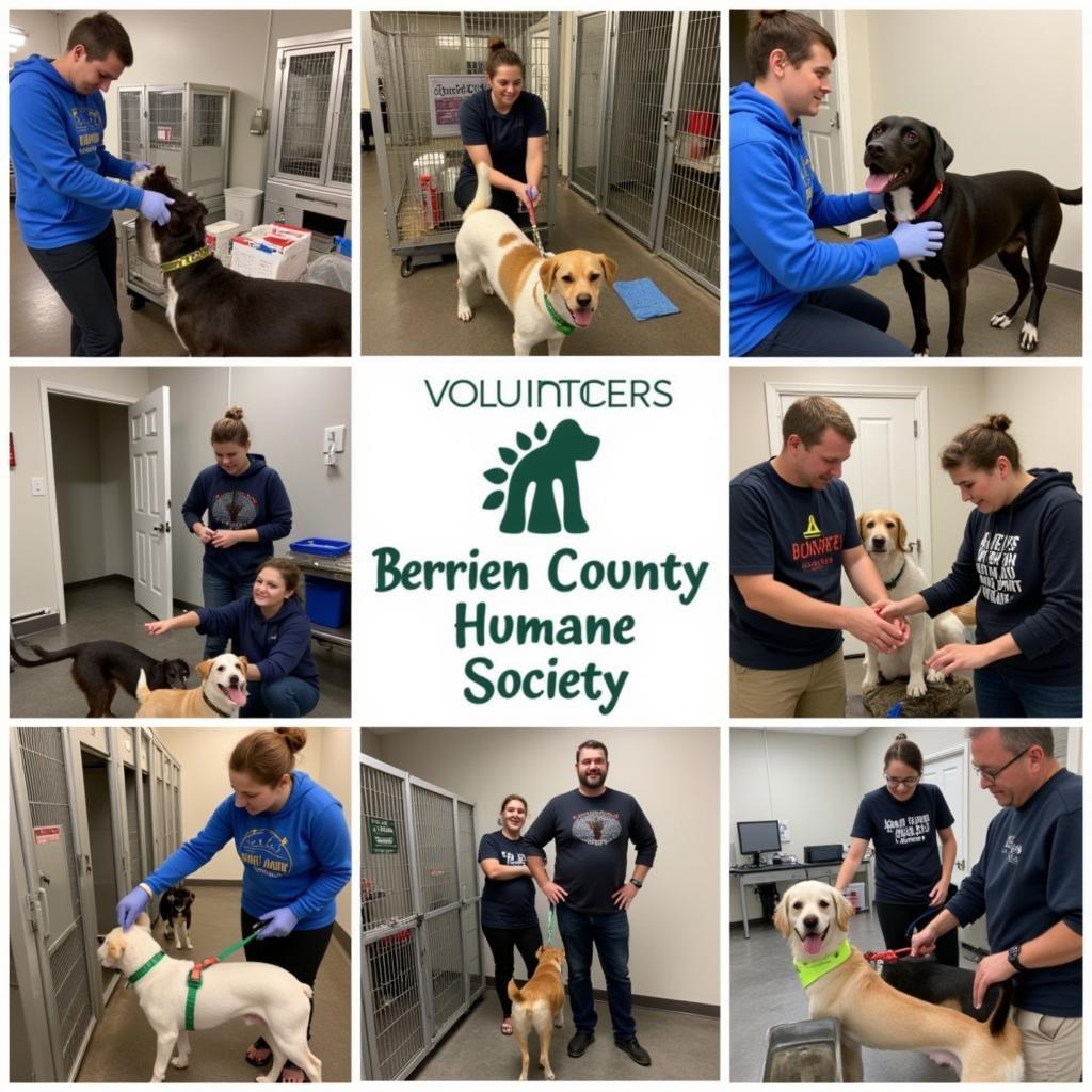 Volunteers at Berrien County Humane Society