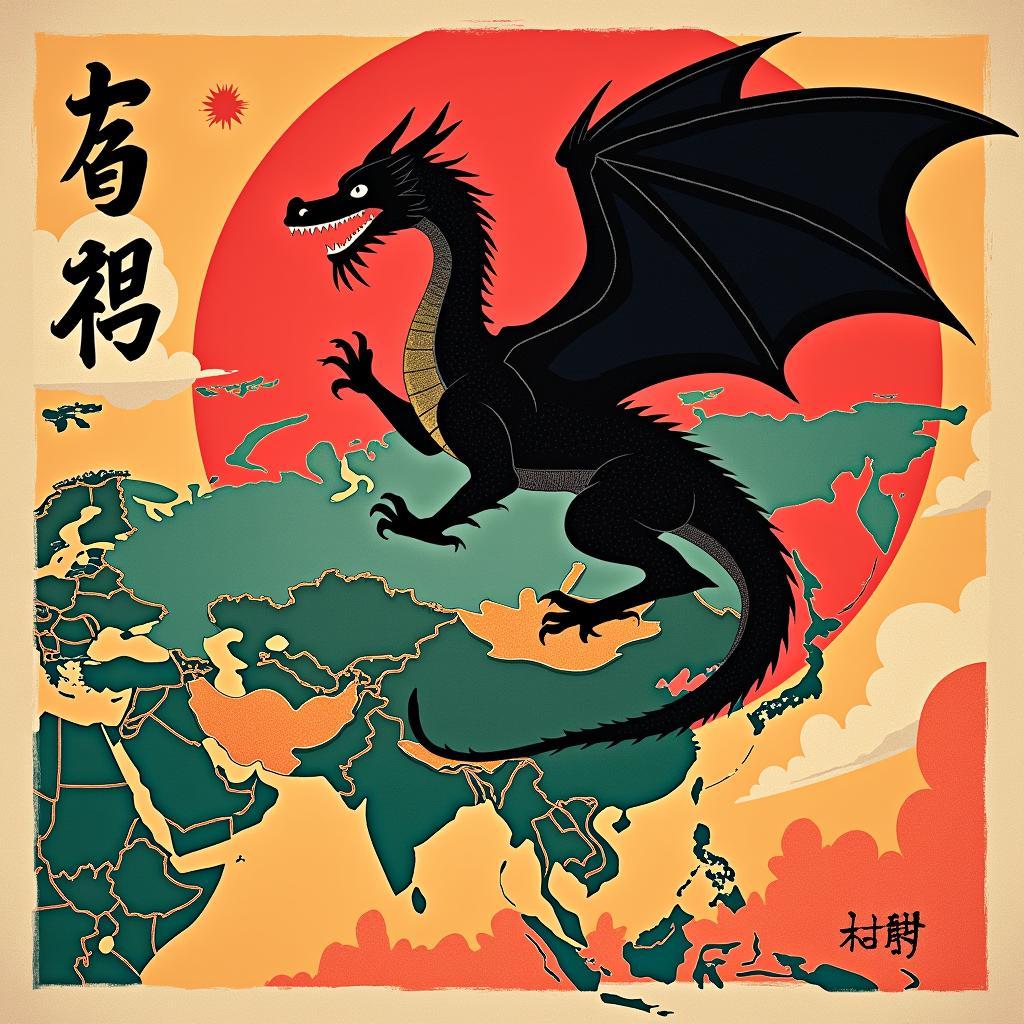 Propaganda poster promoting the Black Dragon Society's ideals