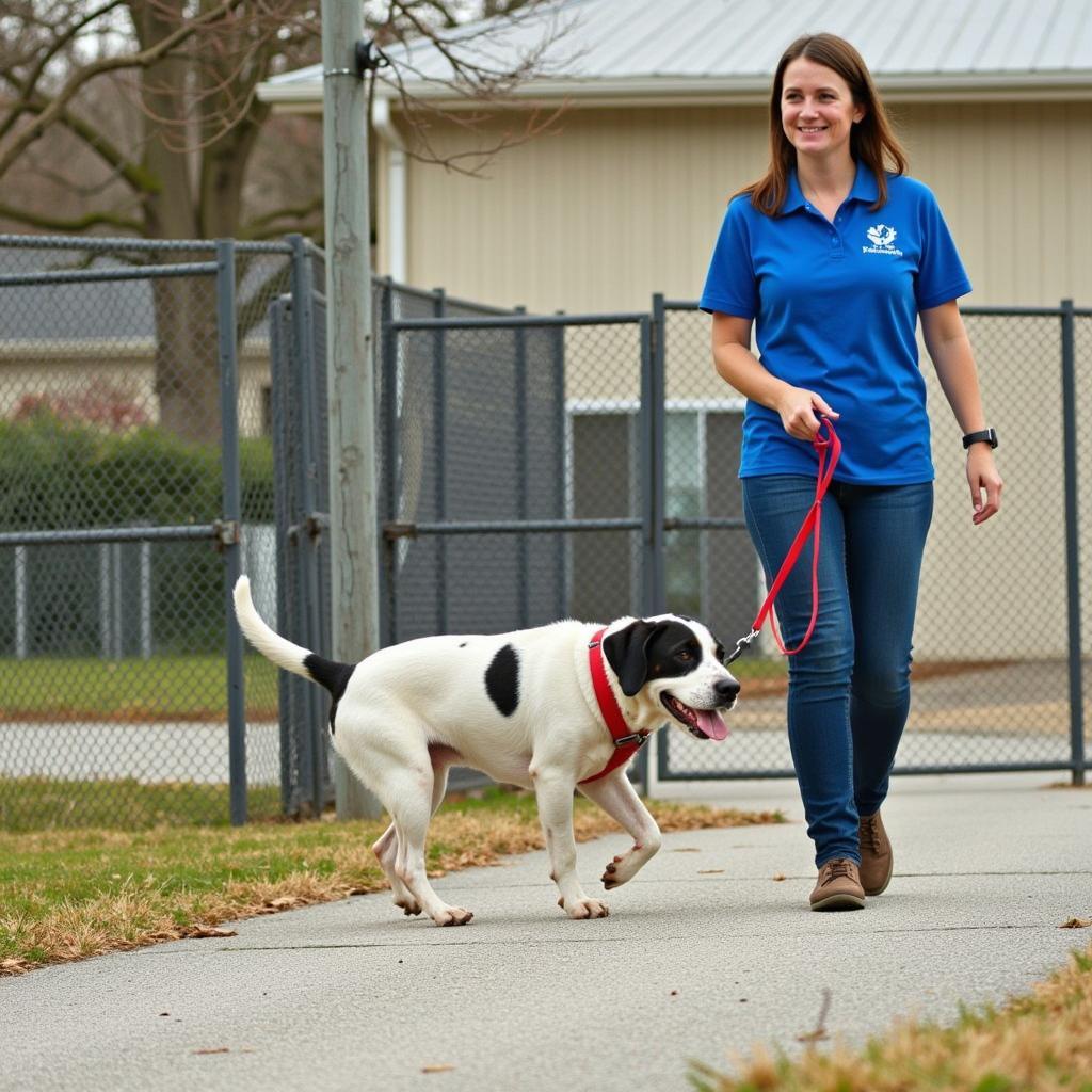 Volunteering at the Bolivar MO Humane Society