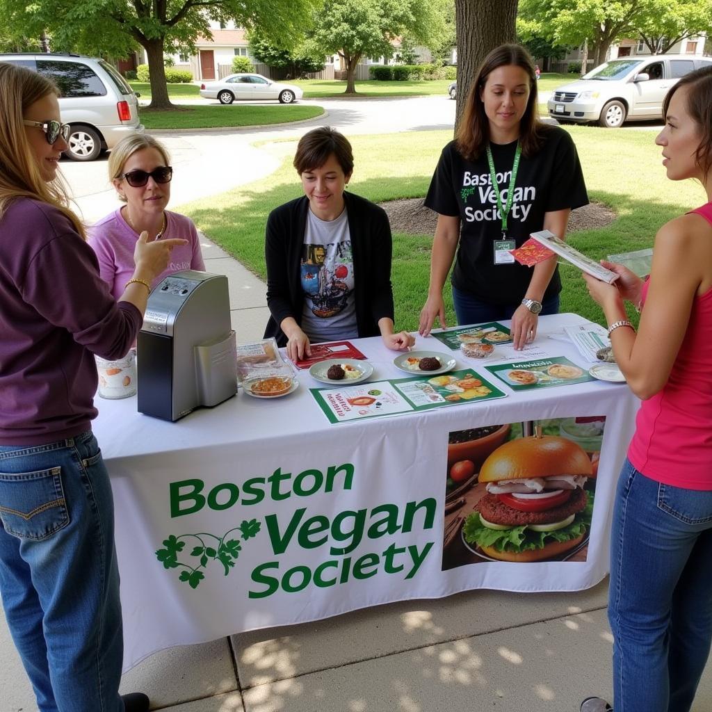 Boston Vegan Society Outreach Event