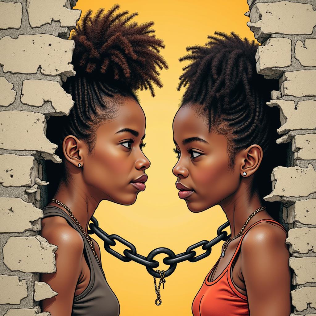 Image Depicting Breaking Stereotypes Related to Hairstyles