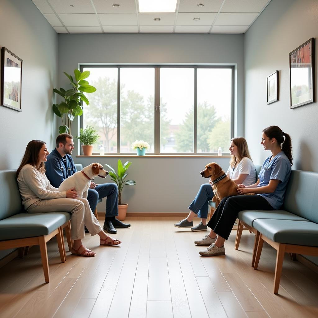 Waiting Room at the Butte Humane Society Clinic