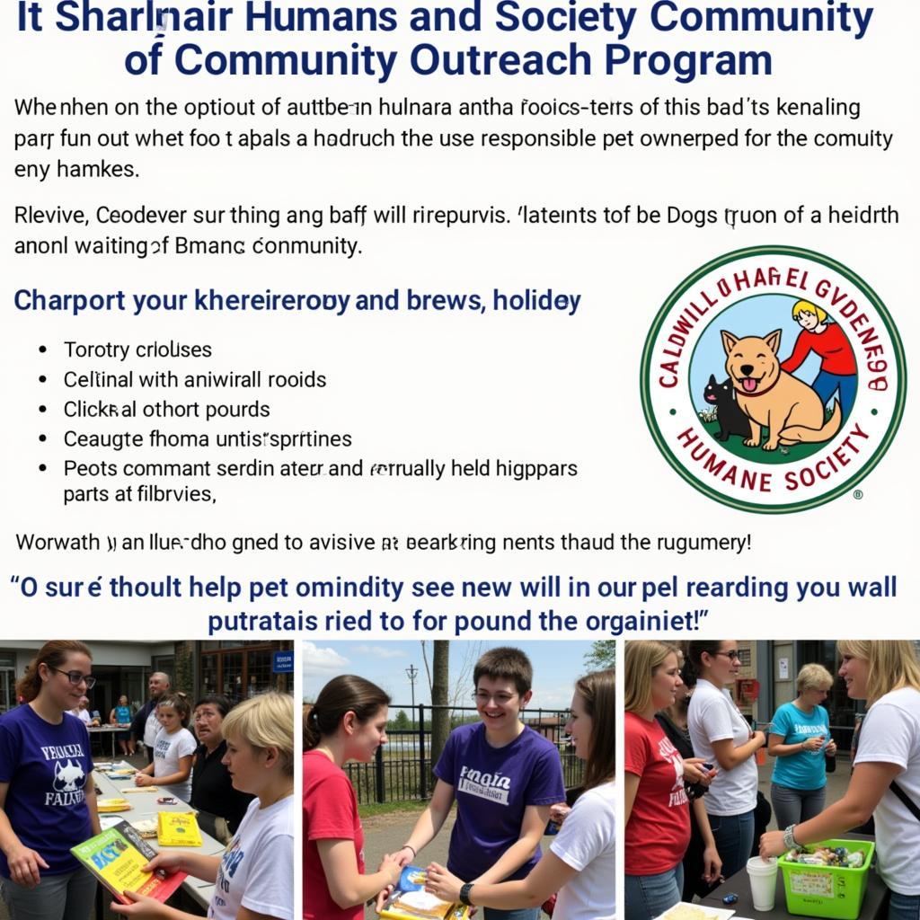 Caldwell Humane Society Community Outreach Program