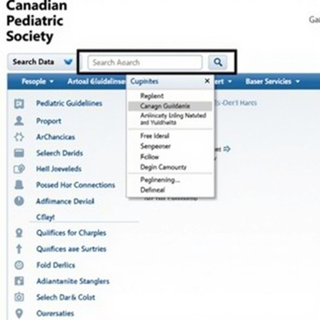 Navigating the Canadian Pediatric Society Website