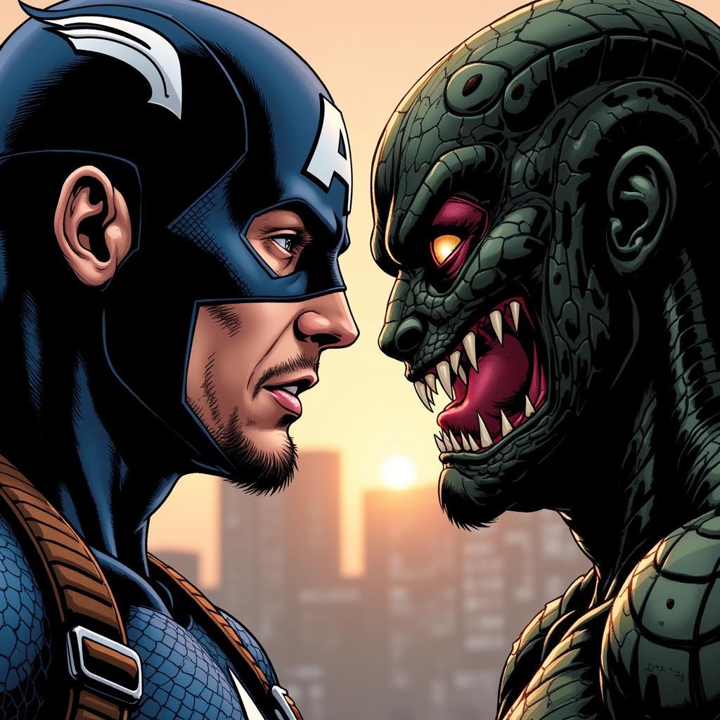 Captain America vs. Viper