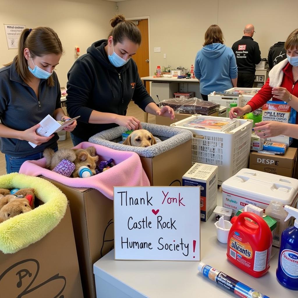 Castle Rock Humane Society Donation Drive