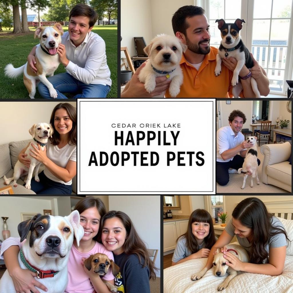 Cedar Creek Lake Humane Society Happy Adopted Pets