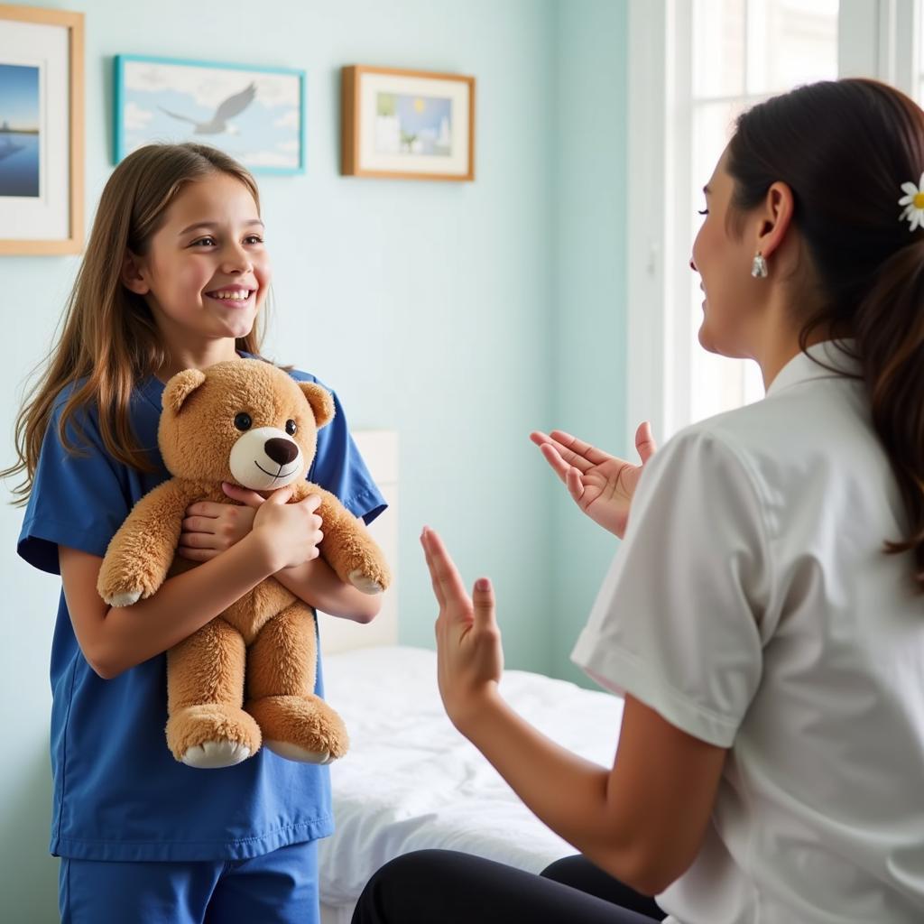 Child Prepared for Sedation