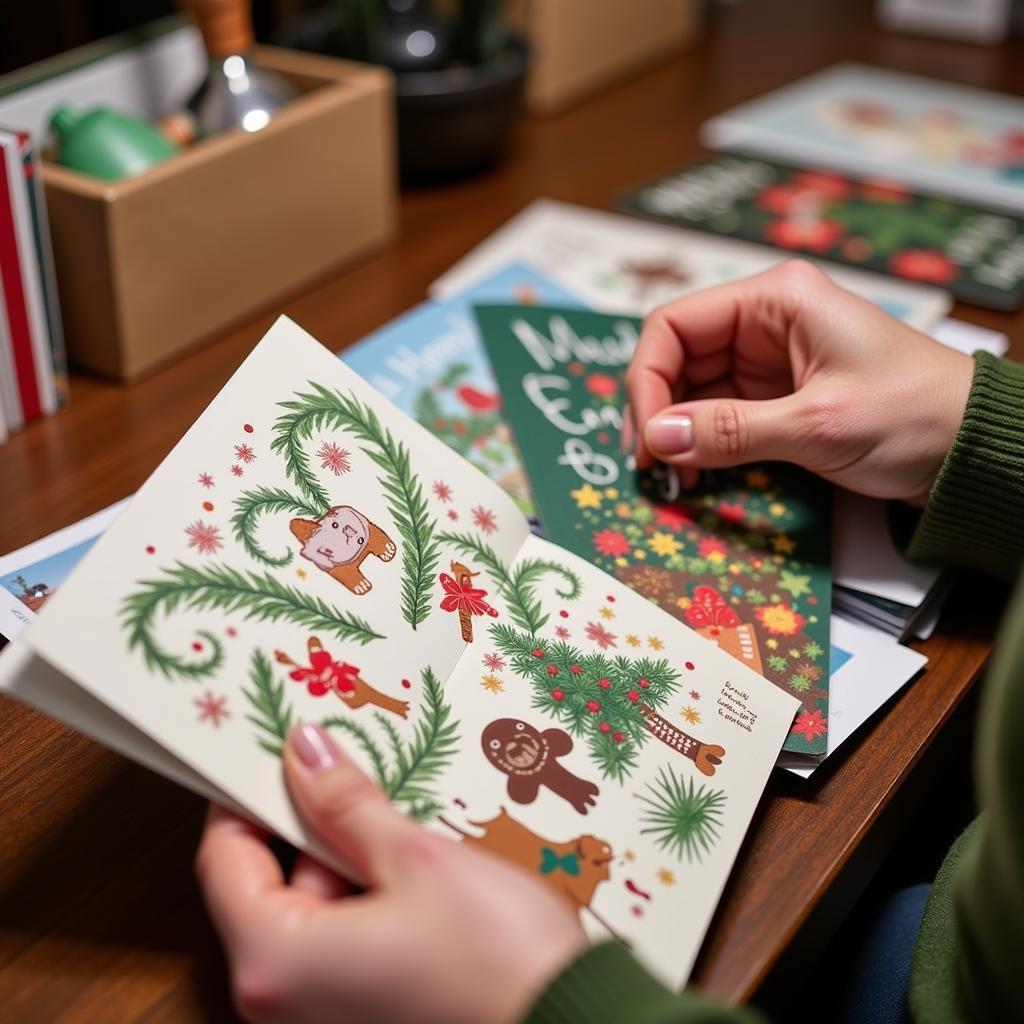 Choosing Humane Society Christmas Cards