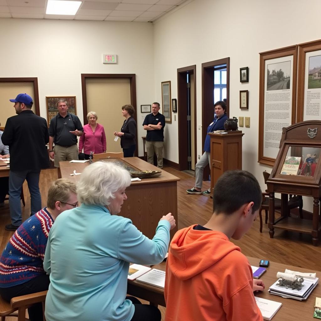 Clinton County Historical Society Community Event with Attendees