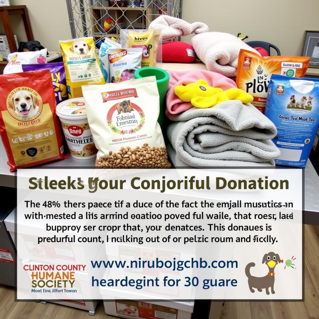 Donations Supporting Clinton County Humane Society