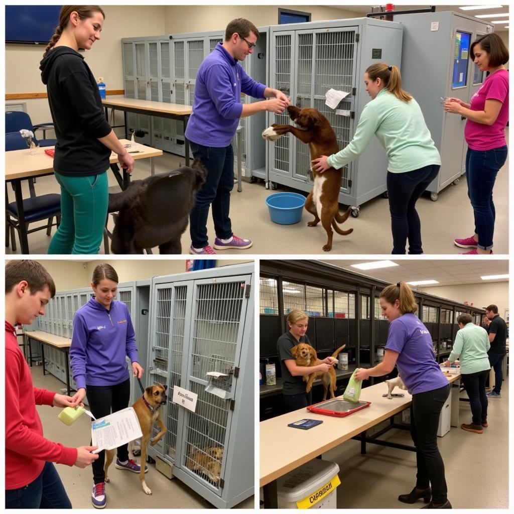 Volunteers at Cocheco Humane Society