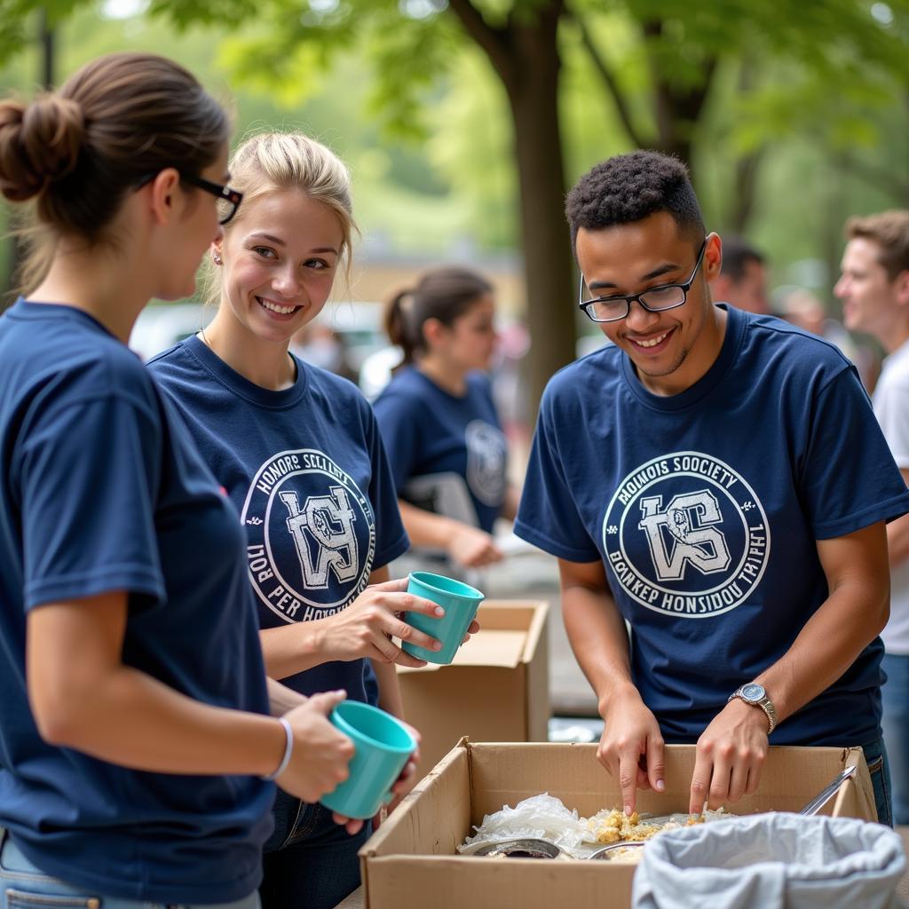 Community College Honors Society Community Service Event