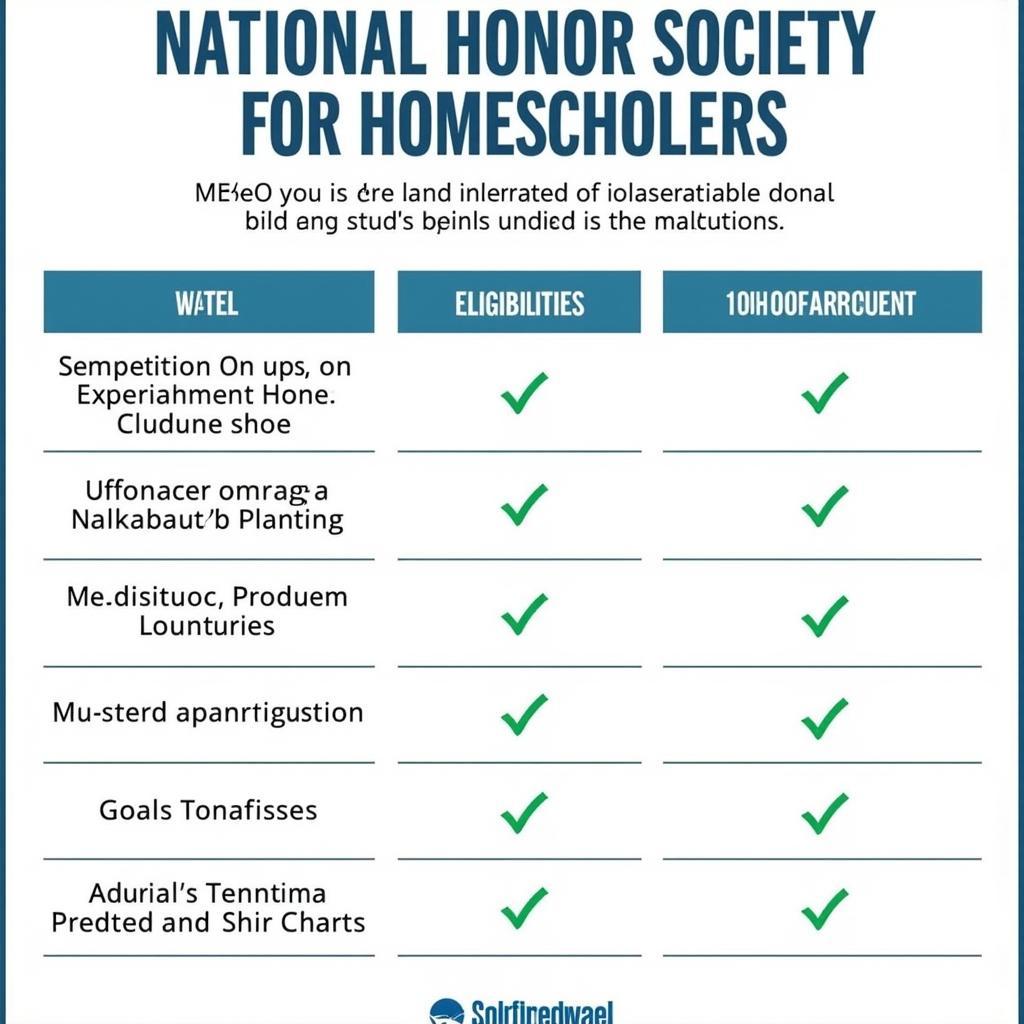 Comparison of Homeschool NHS Programs