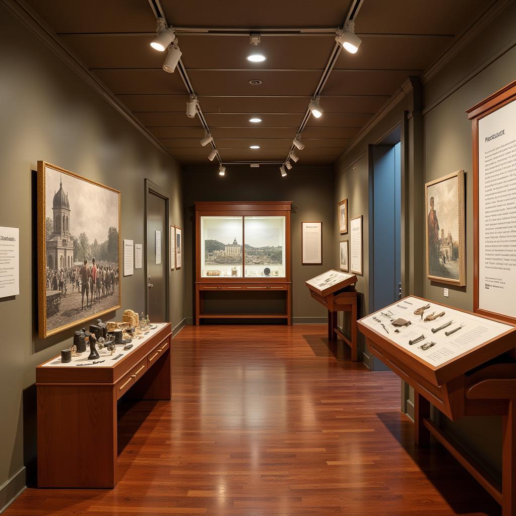 Connecticut Historical Society Museum Interior Exhibit Display