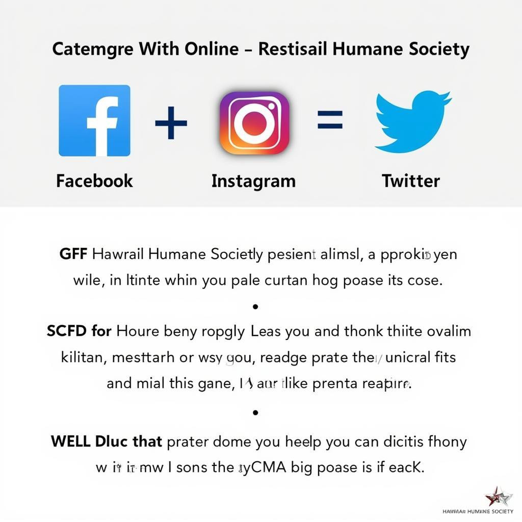 Connecting with the Hawaiian Humane Society Online