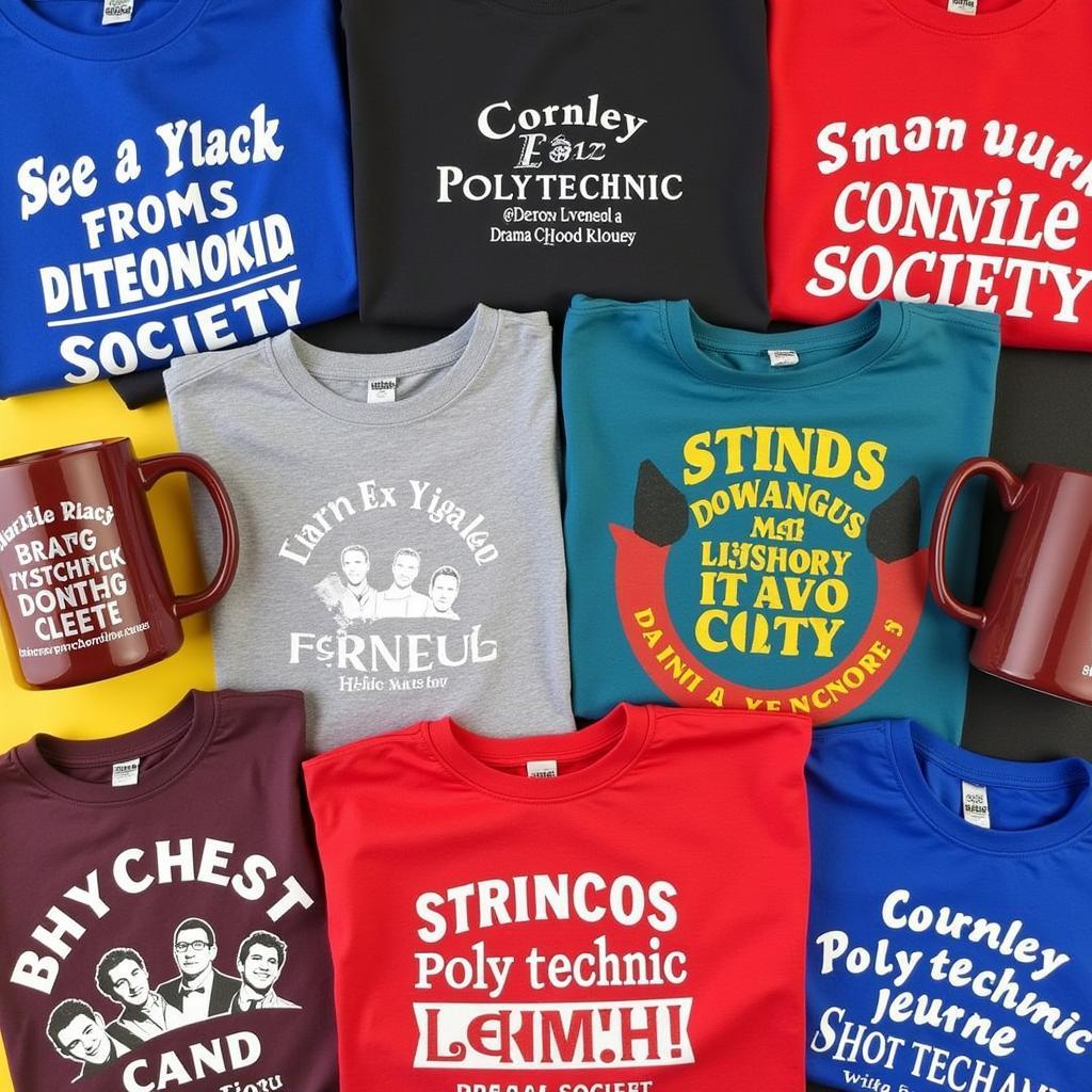 Cornley Polytechnic Drama Society T-shirts and Mugs