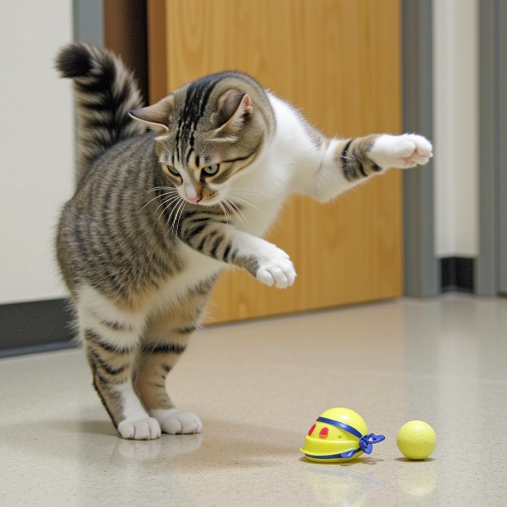 Cowley County Humane Society Cat Playing