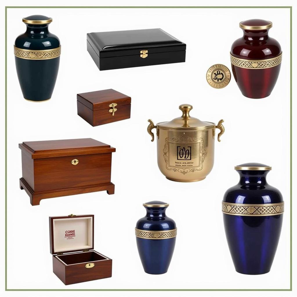 Variety of Cremation Urns and Keepsakes